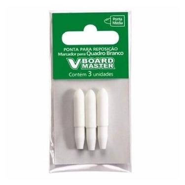 REFIL PINCEL QUADRO BRANCO PONTEIRA C/3 PILOT