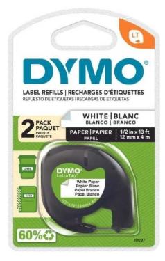 Fita Para Rotulador Letratag (papel) Branca C/ 2 Fitas