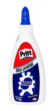 Cola Tenaz Branca 110g Lav�vel Escolar Pritt