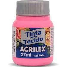 TINTA PARA TECIDO FOSCA ROSA ACRILEX