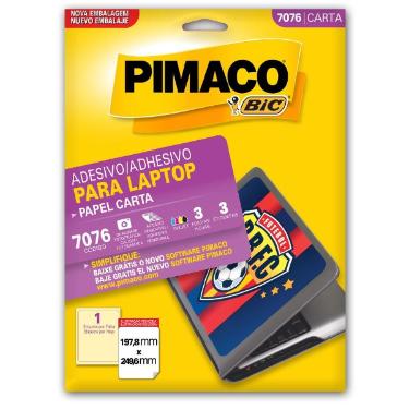 ADESIVO P/NOTEBOOK 197X249MM C/3 UNIDADES - PIMACO