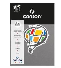PAPEL CANSON COLOR A4 120G 15FLS CINZA
