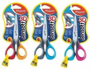 TESOURA CANHOTO SENSOFT 3D 13 CM MAPED