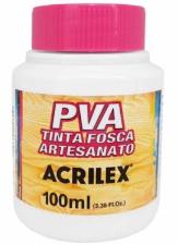 PVA TINTA FOSCA PARA ARTESANATO 100ML BRANCA ACRILEX