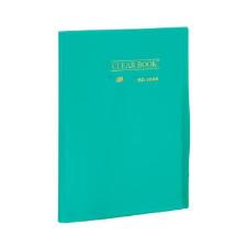 Pasta Cat�logo 10 folhas A4- ClearBook -Transp. VERDE