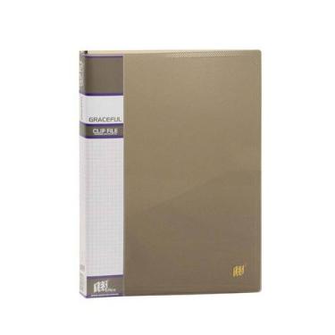 Pasta Grampo Mola A4 - Personaliz�vel - Transparente FUME Yes