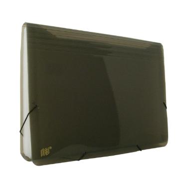 Pasta Sanfonada 31 Divisoes A4 - Transparente Fume Yes