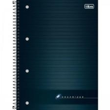 Caderno A4 Espiral Capa Dura 1x1 Organizer 100fls