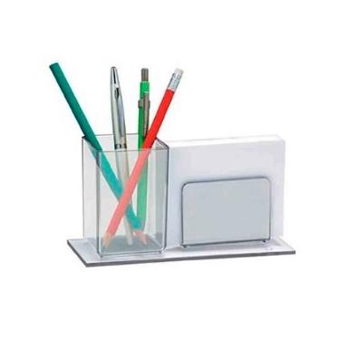 PORTA LAPIS / LEMBRETE C/ PAPEL CRISTAL CLEAR ACRIMET