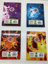Caderno 1/4 96fls brochura bakugan - FORONI