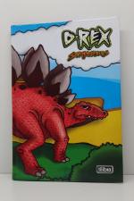 Caderno 1/4 Brochura Capa dura Pequeno d-rex -96 Fls -Tilibra
