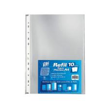 Refil Pl�stico 10 unidades A4 - Transparente Yes