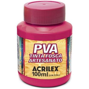 TINTA PVA P/ ARTESANATO ROSA ESCURO 100ML 03210 ACRILEX