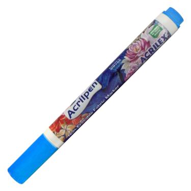 CANETA PARA TECIDO ACRILPEN 04406 AZUL CELESTE ACRILEX