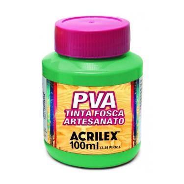 TINTA PVA FOSCA 100ML VERDE FOLHA 510 ACRILEX