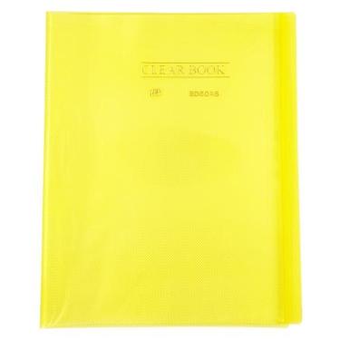 PASTA CATALAGO A4 20F TRANSP AMARELO BD20AS YES