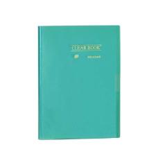 Pasta Cat�logo 20 folhas A4- ClearBook -Transp. VERDE