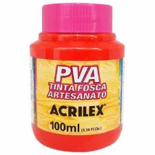 TINTA PVA FOSCA 100ML 507 VERMELHO FOGO ACRILEX