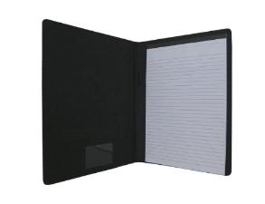 Pasta Apresenta��o com Bloco de Notas 30 folhas A4 Tecido Opaca Executiva