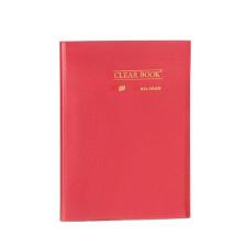 Pasta Cat�logo 30 folhas A4 - ClearBook -Transparente VERMELHA Yes