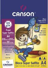 BLOCO SULFITE A4 120G/M� , CANSON, 66667093, SUPER, 30 FOLHAS