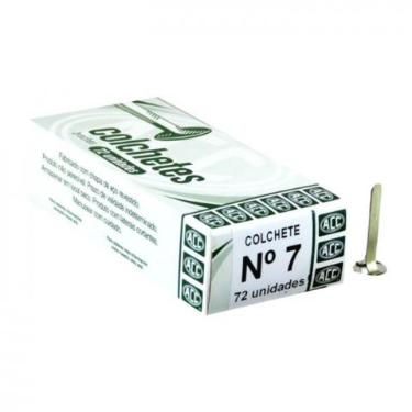 COLCHETE MET�LICA N� 7 CX 72 UN ACC