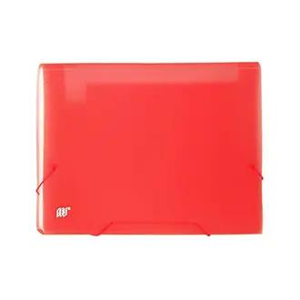 PASTA SANFONADA A4 COLOR GRID 12 DIVISORIAS - EP12ANS VERMELHA YES