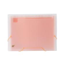 PASTA SANFONADA 12 DIVISOES COLORIDAS A4  NEON LARANJA YES