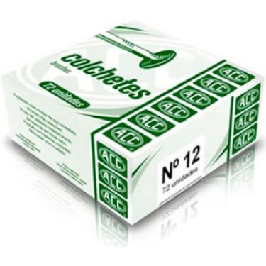 COLCHETE LATONADO N 12 CX C/72 UND ACC