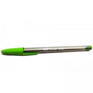 CANETA ESFEROGR�FICA 1.6 VERDE CLARO CRISTAL BOLD BIC