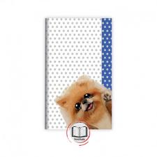 KIT CADERNETAS FLEX�VEIS PONTILHADA/ PAUTADA/ S.PAUTA CACHORRO REDOMA