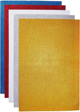 MAKE + PLACA EM EVA COM GLITER, 60X40CM, 2MM , CORES SORTIDAS