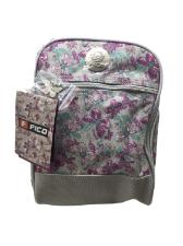 Lancheira Butterfly Splash Cinza Fico