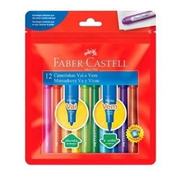 Caneta Hidrogr�fica Ponta Vai e Vem FABER CASTELL