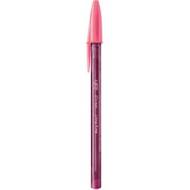 CANETA ESFEROGR�FICA 0.7MM CRISTAL FASHION ROSA BIC
