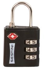 Cadeado TSA com Combina��o Preto