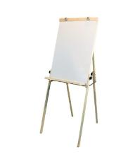 Cavalete Madeira Nobre Pinos 2 em 1 Para Blocos Flip Chart e Quadro Branco