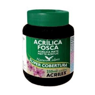 TINTA ACRILICA FOSCA 250ML PRETO - 035250520 ACRILEX