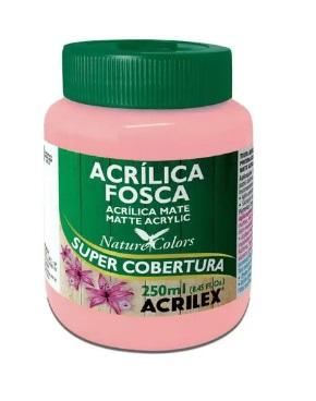 Tinta Acrilica Fosca 250ml Acrilex 537 Rosa