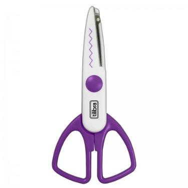 TESOURA 140MM ZIG-ZAG CORES TILIBRA