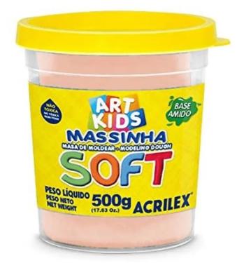 Massa De Modelar Acrilex Soft 150g Amarelo P�ssego