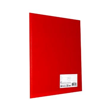 Pasta Cat�logo Of�cio c/ 50 envelopes Vermelha Dac