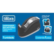 Suporte para Fita Adesiva Escrit�rio Preto Neon Tilibra