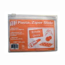 Pasta Z�per Slide com Porta Cart�o CRISTAL