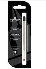 Carga Crown Esferogr�fica Tipo Parker Cor Preta