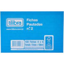 Ficha Pautada N�mero 2 - 4x6 100 Folhas - Tilibra