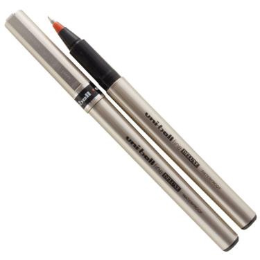 CANETA ROLLERBALL DELUXE FINE 0,7 MM VERMELHA REF.UB-177 UNI-BALL