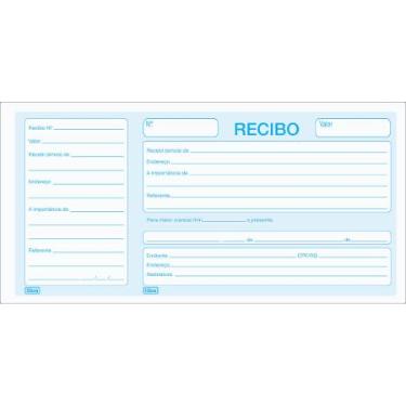 RECIBO COMERCIAL COM CANHOTO - 50 FOLHAS TILIBRA