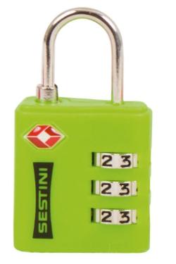 Cadeado TSA com Combina��o Verde
