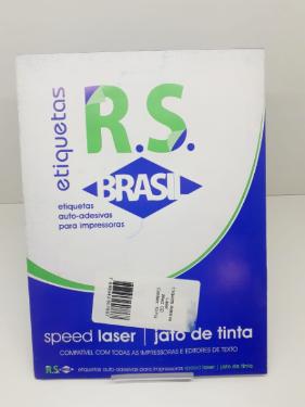 ETIQUETA ADESIVA LASER CD 10 FOLHAS RS BRASIL